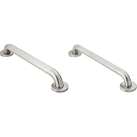Moen 32-Inch and 16-Inch Textured Stainless Steel Bathroom Safety Grab Bars