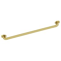 Kingston Brass GDR814307 Silver Sage 30-Inch X 1-1/4 Inch O.D Grab Bar in Brushed Brass