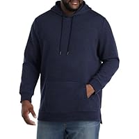 True Nation by DXL Men's Big and Tall Textural Hoodie