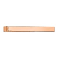 14k Rose Gold Polished Tie Bar Measures 50x4.5mm Wide Jewelry Gifts for Men