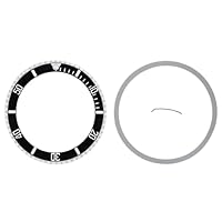 Ewatchparts BEZEL & INSERT COMPLETE COMPATIBLE WITH ROLEX SUBMARINER 16610 CIRCA 2000 16800 16808