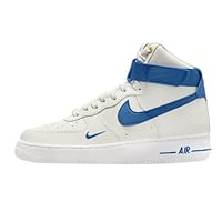 Air Force 1 '07 SE Women's Casual Shoes (Sail/Blue Jay-White-Metallic Gold DQ7584-100, US Footwear Size System, Adult, Women, Numeric, Medium, 5.5)