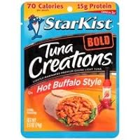 6 pouches of StarKist Tuna Creations Bold, Hot Buffalo Style, 2.6 Oz ea