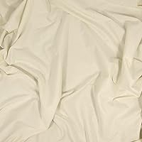 Organic Cotton 7.5 Ounce Jersey Fabric - Natural - by The Yard