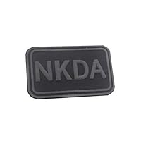 NKDA No Known Drug Allergy Military Hook Loop Tactics Morale PVC Patch (color5)