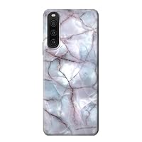 R2316 Dark Blue Marble Texture Graphic Print Case Cover for Sony Xperia 10 V