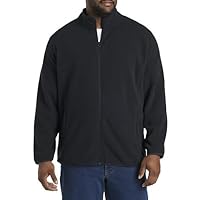DXL Big + Tall Essentials Men's Big and Tall Full-Zip Polar Fleece Jacket