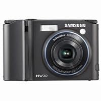 Samsung NV30 8.1MP Digital Camera with 3x Optical Image Stabilization Zoom (Black)