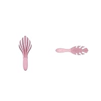 Wet Brush Pale Pink Detangler Brush - Ultra-Soft IntelliFlex Bristles Glide Through Tangles & Go Green Hair Detangler Brush, Pink - Detangling Hair Brush - Ultra-Soft IntelliFlex Bristles Glide