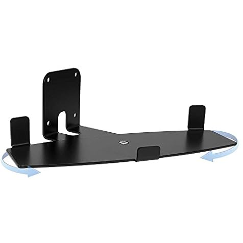 Vebos Wall Mount Soundtouch 20 rotatable Black - Compatible with Bose Soundtouch 20