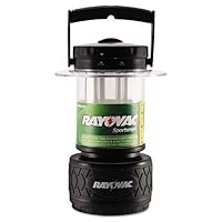 Rayovac SP8DTP4 Sportsman Fluorescent Lantern, Water Resistant, 8 D Batteries (Sold Separately), Black, Sold as 1 Each