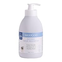 MooGoo Milk Shampoo – For Itchy, Dry, Eczema, Psoriasis & Dandruff Prone Scalps – SLS, Silicone, Sulfate & Paraben Free - Natural & Gentle Formula – 500ml