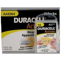 Duracell Activair Easy Tab Size 10 (40 Batteries)