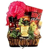 Gift Basket Village The Grill-Master, Deluxe - Grilling Gift Box for Men with BBQ Sauce, Nuts and More, 7 Pound (Pack of 1)