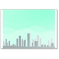 Stay At Home. The Pattern of the Urban Landscape Fridge Magnet