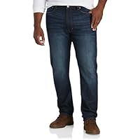 True Nation by DXL Men's Big and Tall Murphy Blue Tapered-Fit Stretch Jeans 54 x 30