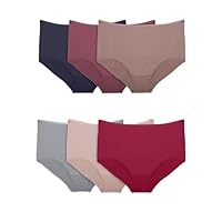 Ladies Microfiber Panty Briefs Assorted Color - Size 9 - Pack of 6