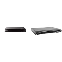 Sony BDP-BX370 Streaming Blu-ray DVD Player with Built-in Wi-Fi, Dolby Digital TrueHD/DTS and upscaling, with Included HDMI Cable & DVPSR510H DVD Player, with HDMI Port (Upscaling)