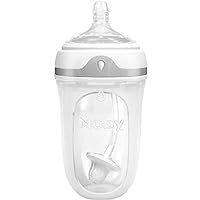 Nuby Comfort 360 Silicone Bottle, 8 Ounce