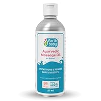 Yellow Silver Ayurvedic Baby Massage Oil, Certified 100% Natural Origin (125 ml)