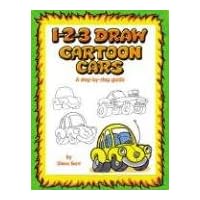 1-2-3 Draw Cartoon Cars 1-2-3 Draw Cartoon Cars Paperback Mass Market Paperback