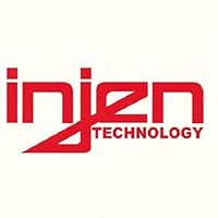 1 X Injen Racing Decal Sticker (New) Red Size 7