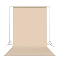 Savage Seamless Paper Photography Backdrop - Color #19 Egg Nog, Size 86 Inches Wide x 36 Feet Long, Backdrop for YouTube Videos, Streaming, Interviews and Portraits - Made in USA