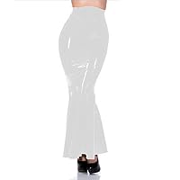 Mermaid Skirt Shiny PVC High Waist Gothic Pencil Skirts Trumpet Skirt Sexy Costume Gothic Dress Black Long Skirt Custom S-7XL