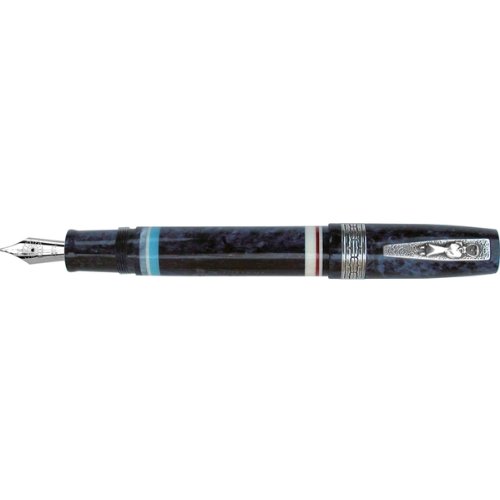 Delta Ainu Sterling Silver Limited Edition Medium Point Fountain Pen - DA82101-M