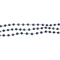 Lapis Lazuli Smooth Round 8 inch Bead Strand 7-8 MM & 60 Carats Natural Semi Precious Gemstone Birthstone DIY Jewelry Making Necklace CHIK-STNRD-25445