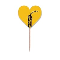 Peace Olive Branch Anti-war Toothpick Flags Heart Lable Cupcake Picks