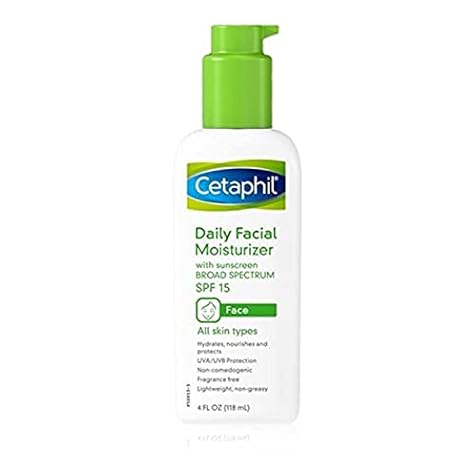 Cetaphil Daily Facial Moisturizer SPF 15 4 oz (Pack of 4)