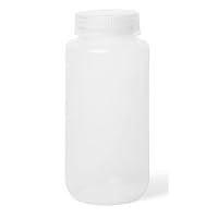 United Scientific™ 33309PK144 | Laboratory Grade Polypropylene Wide Mouth Reagent Bottle | Designed for Laboratories, Classrooms, or Storage at Home | 500ml (16oz) Capacity | Case of 144