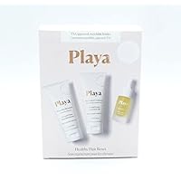 PlayA Healthy Hair Reset Travel Set - Supernatural Conditioner, Every Day Shampoo, Ritual Hair Oil