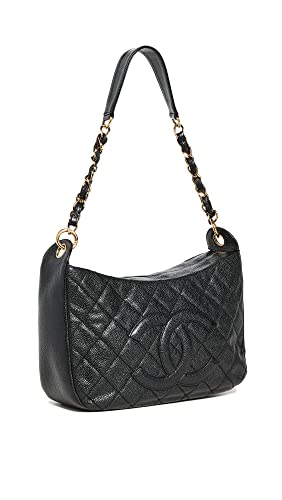 CHANEL Classic Double Flap Small Leather Shoulder Bag Black  Hot Deal