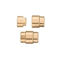 Licorice Barrel Magnetic Clasp Set Licorice Charms Fits Licorice Leather Cord Antique Brass Plated 15x20mm (Pack of 3 Sets)