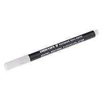 Fabric and Laundry Permanent Marker Pen White - Perfect For School Clothes and Sports Kit (White)