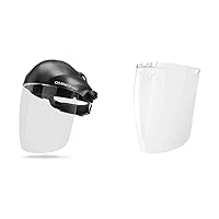 Lincoln Electric OMNIShield Professional Face Shield Bundle - Clear Lens with Anti-Fog & Anti-Scratch Coating