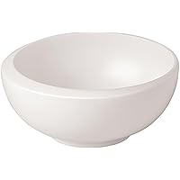 Villeroy & Boch NewMoon, Small Bowl for Delicious Dips and Finger Food, Premium Porcelain, White, Dishwasher Safe, 8,5X8,5X3,5CM