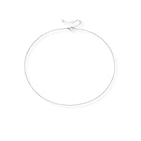 Claudia Grey Jewellery Fine Chain Necklace in Silver or Gold Tone