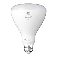 GE Reveal 6-Pack 65 W Equivalent Dimmable Color-Enhancing R30 LED Light Fixture Light Bulbs