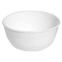 Corelle White Livingware 28-Ounce Super Soup/Cereal, Winter Frost, 1 Bowl