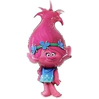 Toyland® 39 Inch Princess Poppy Troll Shaped Foil Balloon - Trolls Children's Party Decorations