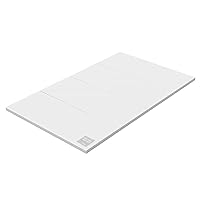 ALZIP MAT Eco Color Folder Urban, Folding Baby Play Mat Eco-Friendly Non-Toxic Non-Slip Reversible Waterproof (G+ (87x55 inch), Milk)