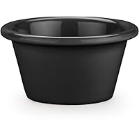 Carlisle FoodService Products Melamine Smooth Ramekin 2 Oz - Black