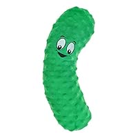 Food Junkeez Plush Dog Toys Soft Squeakers Choose from 11 Funny Snack Characters (Pickle)