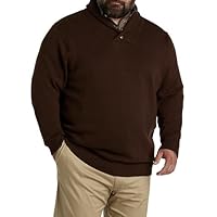Oak Hill by DXL Men's Big and Tall Shawl Collar Pullover