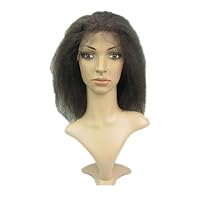 Tanya Variety of Kinky Straight Indian Remy Human Hair Lace Front Wigs With 1 PC Wig Cap (12