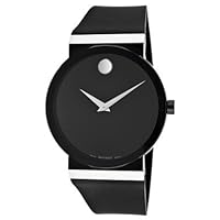 Mens Watch Movado 0606268 Synergy Stainless Steel Synergy Black Rubber Strap