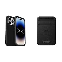 Bundle of OtterBox Defender XT Series for iPhone 14 Pro Max (ONLY) - Black + OtterBox Detachable Wallet (Case Sold Separately) for MAGSAFE (Wallet ONLY) - Black